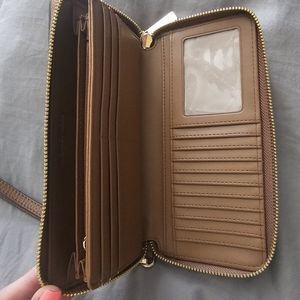 Michael Kors leather Continental Wallet